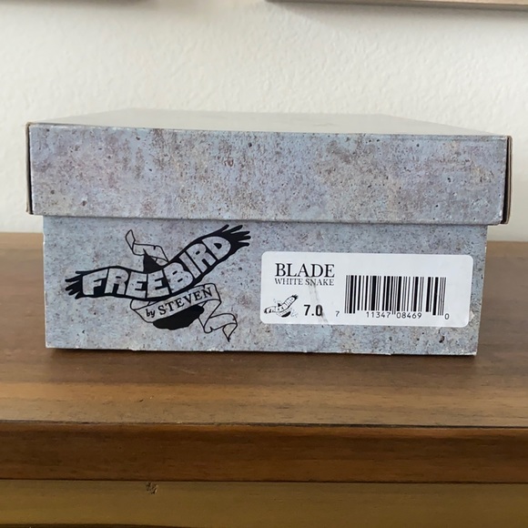 NWT Freebird White Snake Blade Size 7 - Picture 3 of 16
